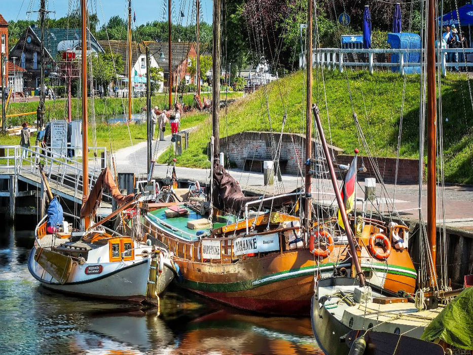 Museumshafen Carolinensiel - CALVENDO Foto-Puzzle'