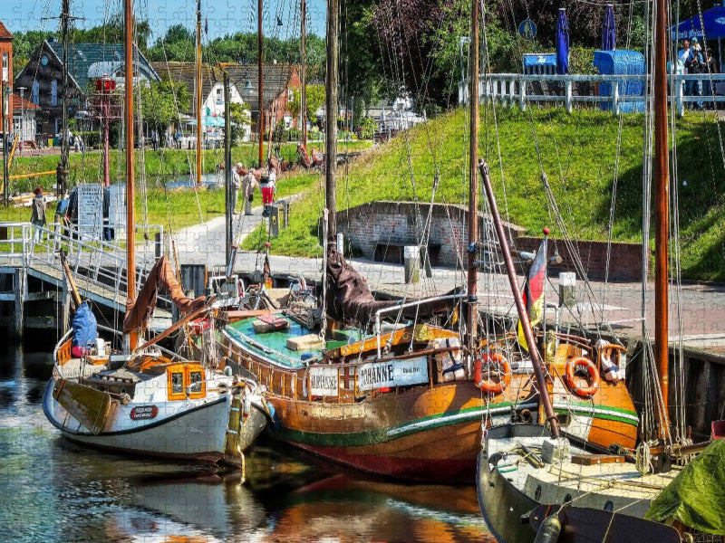 Museumshafen Carolinensiel - CALVENDO Foto-Puzzle'