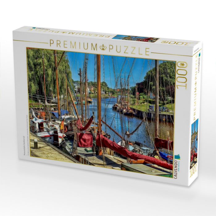 Museumshafen Carolinensiel - CALVENDO Foto-Puzzle'