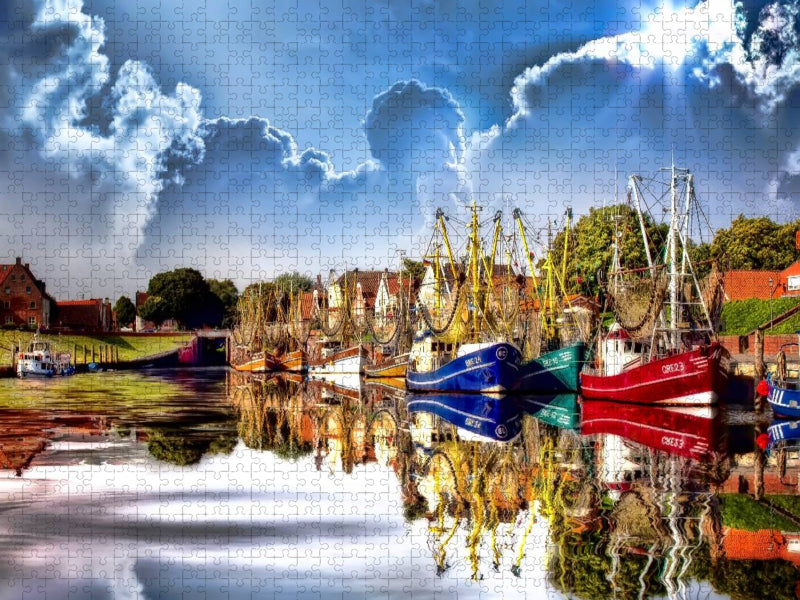 Der Hafen Greetsiel - CALVENDO Foto-Puzzle'