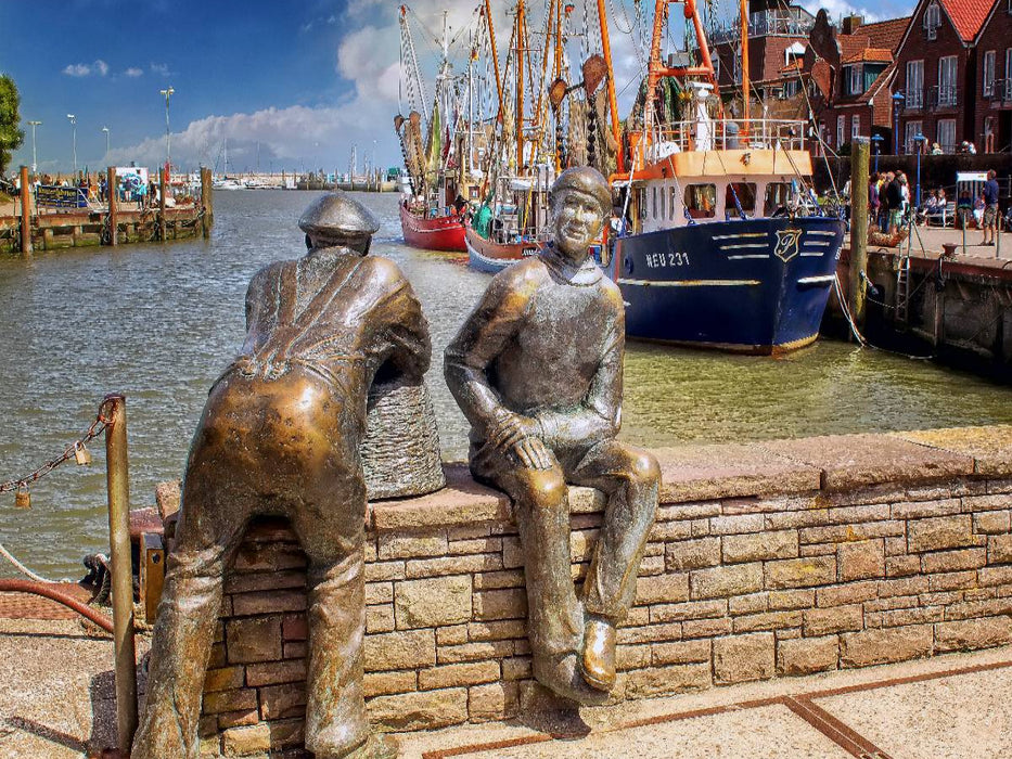 Der Hafen Neuharlingersiel - CALVENDO Foto-Puzzle'
