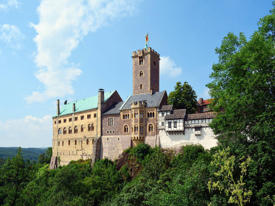 Die Wartburg bei Eisenach - CALVENDO Foto-Puzzle'