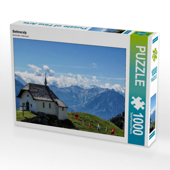 Bettmeralp 1000 Teile Puzzle quer - CALVENDO Foto-Puzzle'