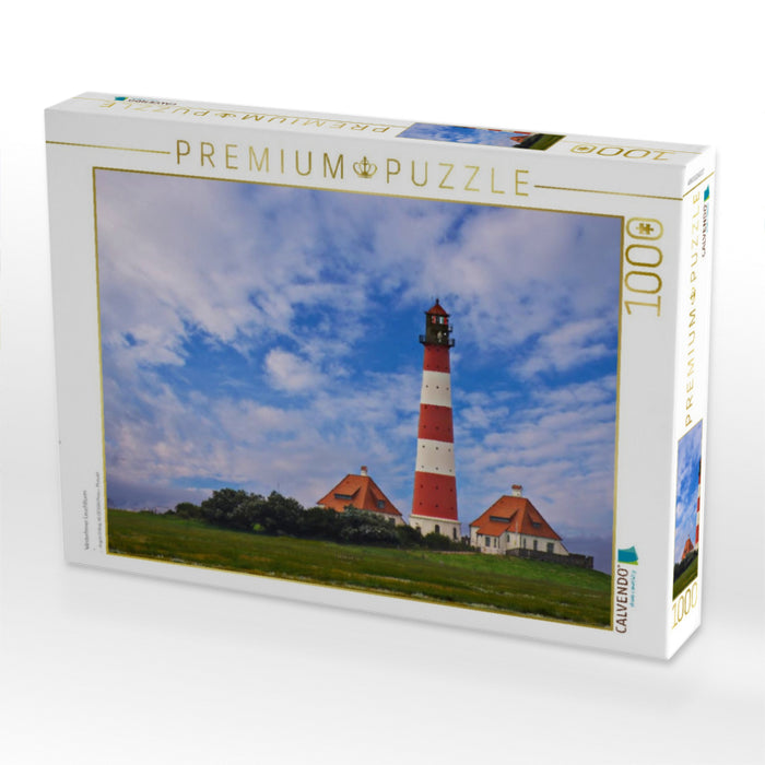 Westerhever Leuchtturm - CALVENDO Foto-Puzzle'