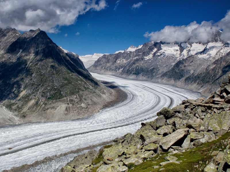 Aletsch-Gletscher 1000 Teile Puzzle quer - CALVENDO Foto-Puzzle'
