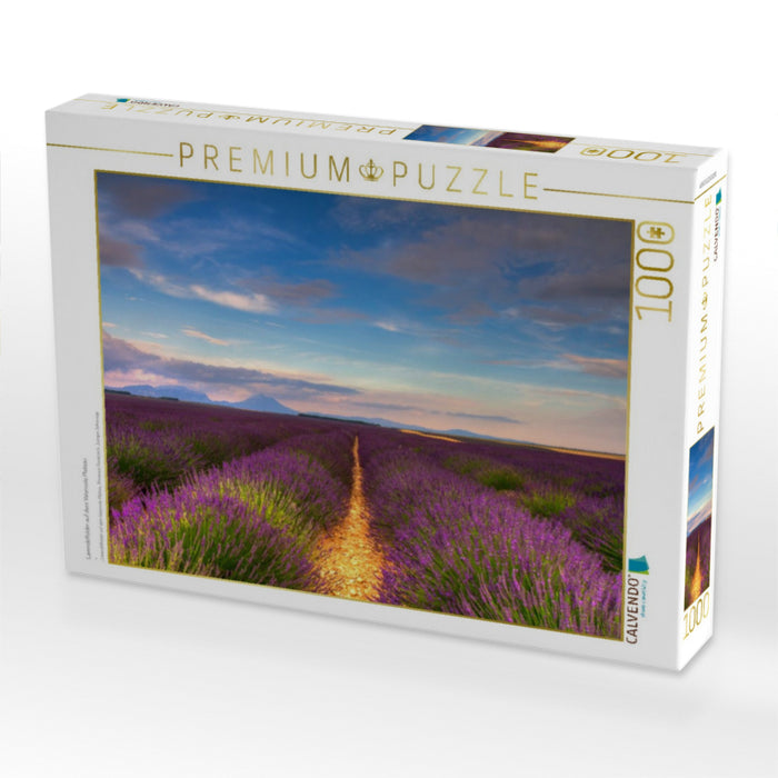Lavendelfelder auf dem Valensole Plateau - CALVENDO Foto-Puzzle'