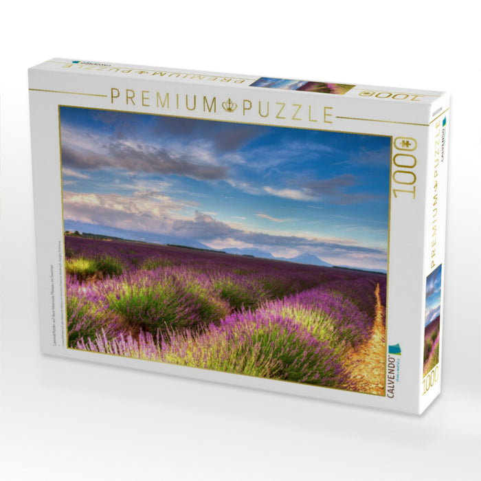 Lavendelfelder auf dem Valensole Plateau im Sommer - CALVENDO Foto-Puzzle'