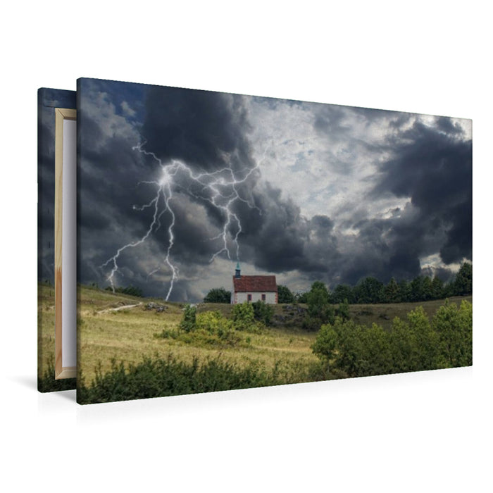 Premium Textil-Leinwand Walberla