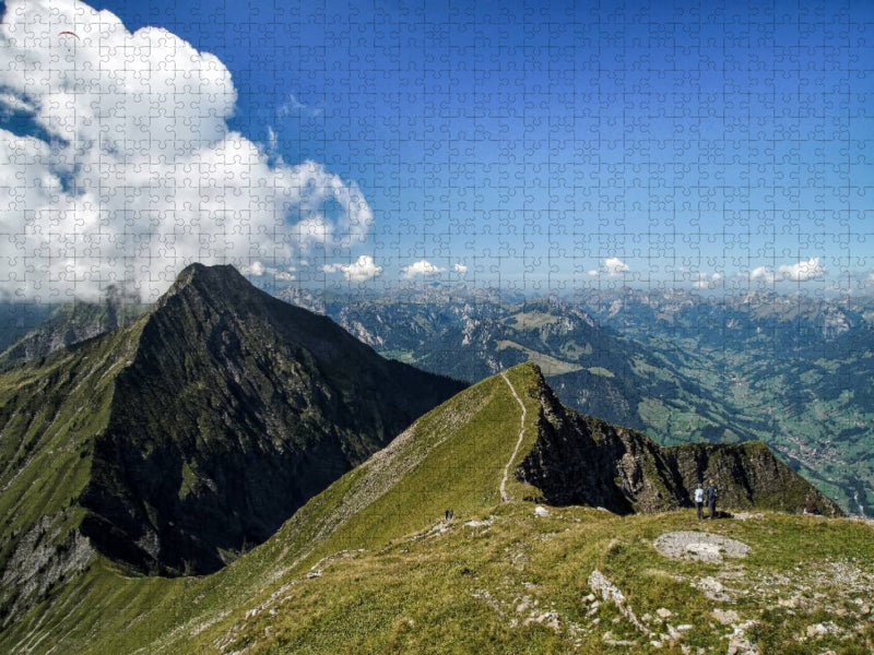 Blick vom Niesen/ Berner Oberland - CALVENDO Foto-Puzzle'