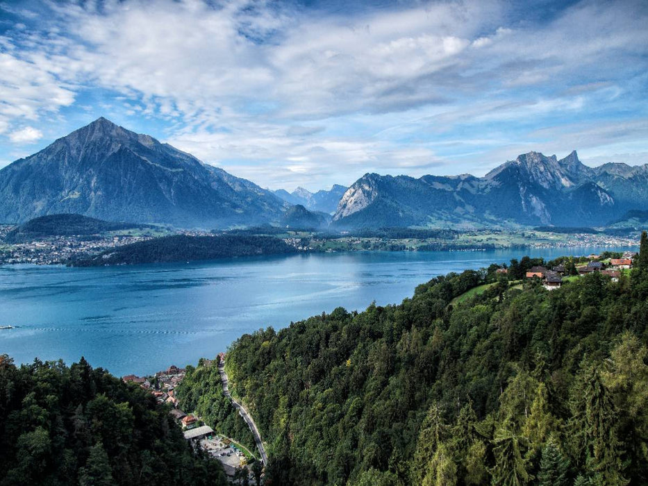 Thunersee mit Niesen - CALVENDO Foto-Puzzle'