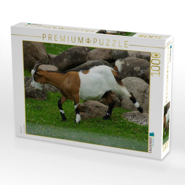 Ziegen Lauf - CALVENDO Foto-Puzzle'