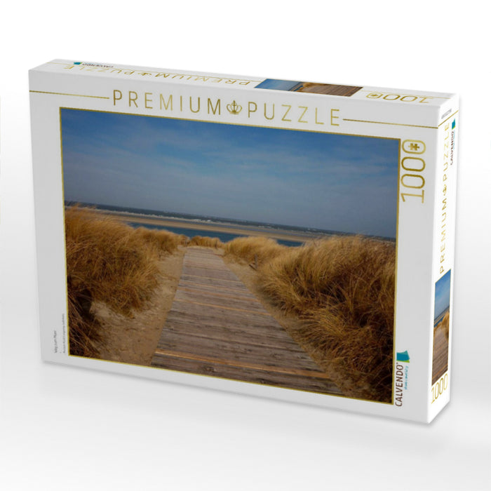 Weg zum Meer - CALVENDO Foto-Puzzle'