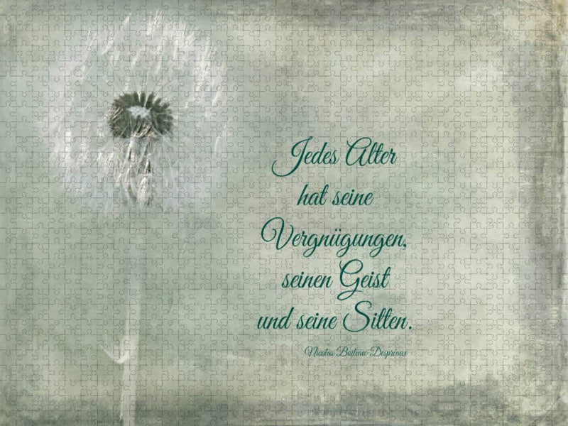 Jedes Alter hat seine Reize - CALVENDO Foto-Puzzle'