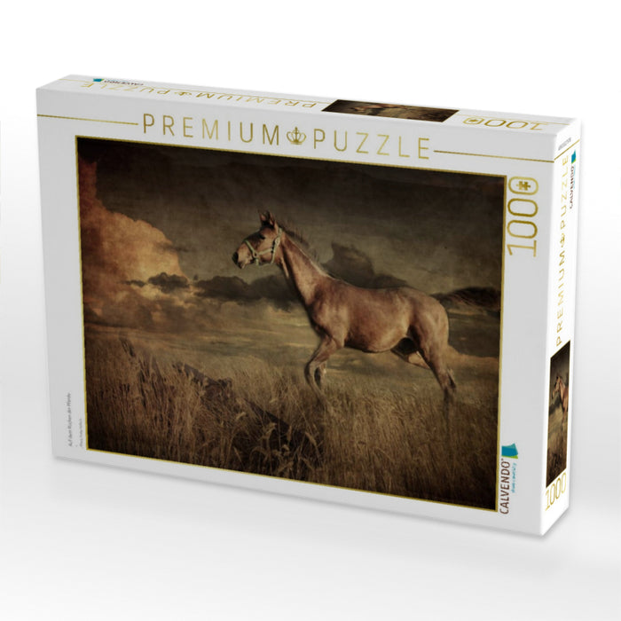 Auf dem Rücken der Pferde - CALVENDO Foto-Puzzle'