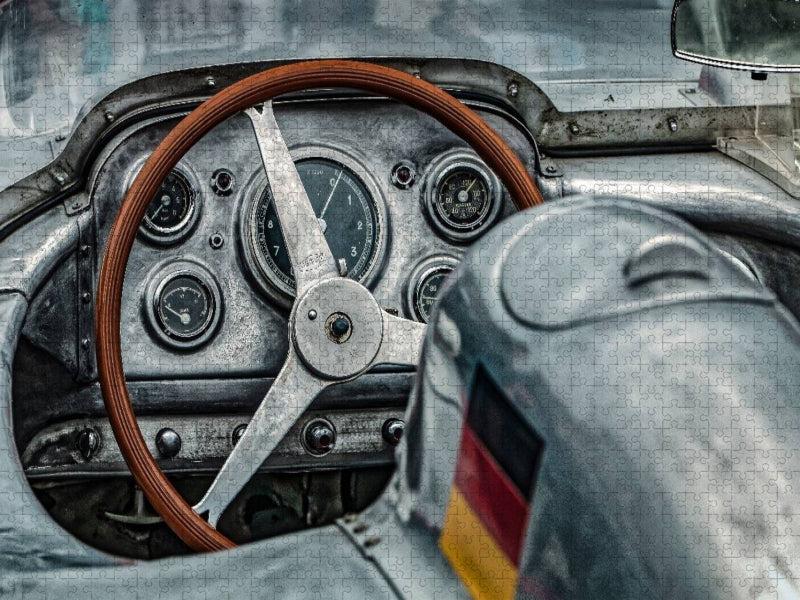 Mercedes Benz 300 SLR, 1957. 2975 ccm, 215 PS, 250 kmh - CALVENDO Foto-Puzzle'