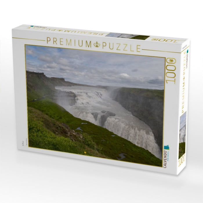 Gullfoss - CALVENDO Foto-Puzzle'