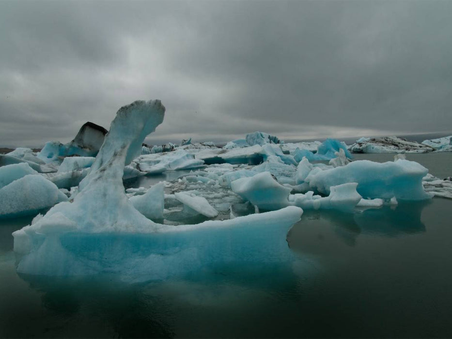 Gletscherlagune von Jökulsarlon, Island - CALVENDO Foto-Puzzle'