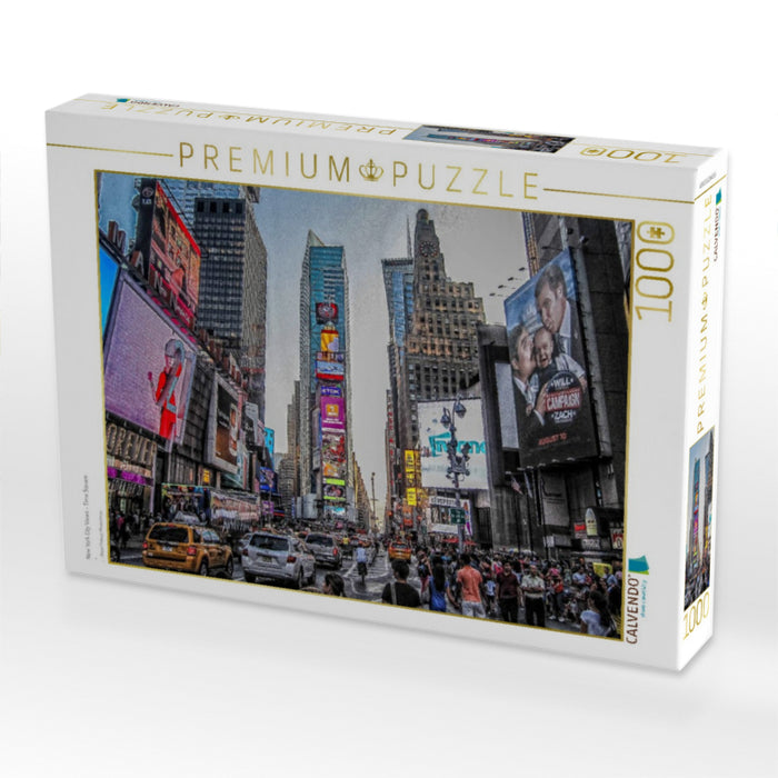 New York City Views - Time Square - CALVENDO Foto-Puzzle'
