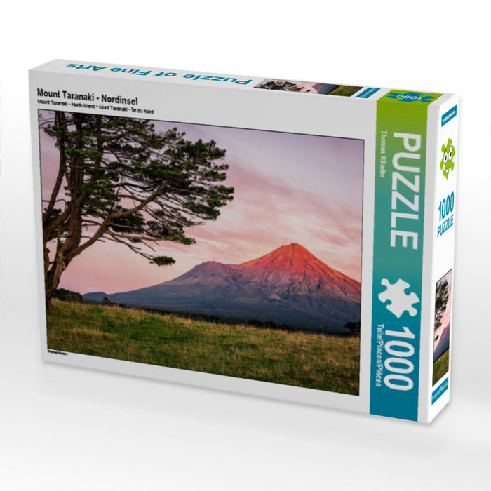 Mount Taranaki - Nordinsel 1000 Teile Puzzle quer - CALVENDO Foto-Puzzle'