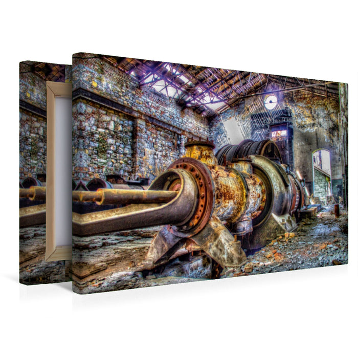Premium Textil-Leinwand Dampfmaschine