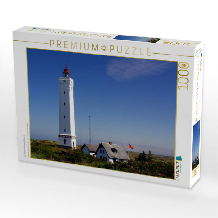 Leuchtturm in Blåvand (Blavand) - CALVENDO Foto-Puzzle'