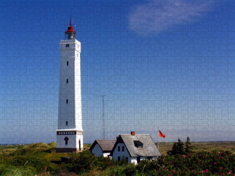 Leuchtturm in Blåvand (Blavand) - CALVENDO Foto-Puzzle'