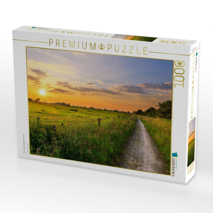 Sonnenuntergang bei Funnix - CALVENDO Foto-Puzzle'
