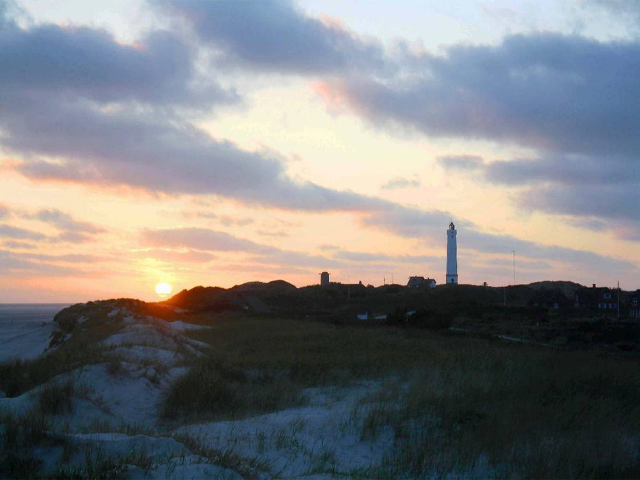 Sonnenuntergang in Blåvand - CALVENDO Foto-Puzzle'