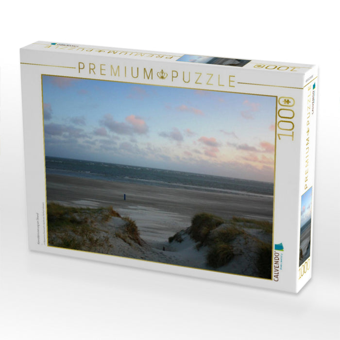 Abenddämmerung am Strand - CALVENDO Foto-Puzzle'