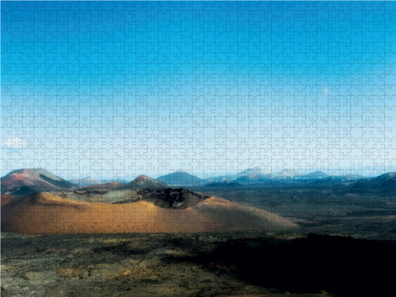 Timanfaya 1000 Teile Puzzle quer - CALVENDO Foto-Puzzle'