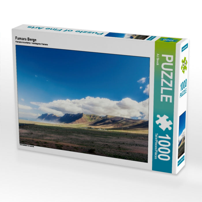 Famara Berge 1000 Teile Puzzle quer - CALVENDO Foto-Puzzle'