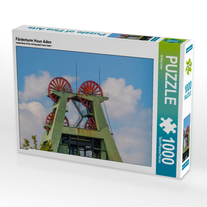Förderturm Haus Aden 1000 Teile Puzzle quer - CALVENDO Foto-Puzzle'