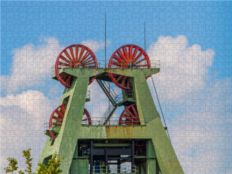 Förderturm Haus Aden 1000 Teile Puzzle quer - CALVENDO Foto-Puzzle'
