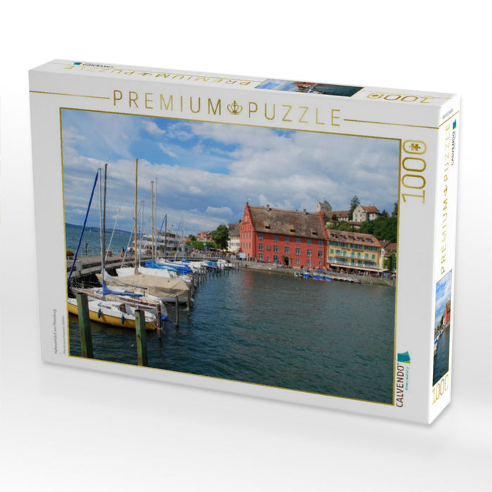 Hafeneinfahrt von Meersburg - CALVENDO Foto-Puzzle'