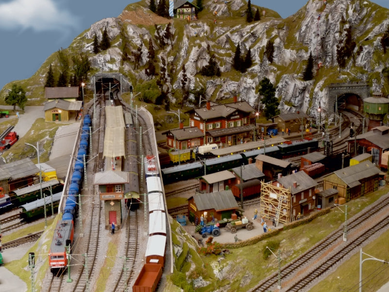 Im Voralpenland, TT-Anlage von W. Graf 1000 Teile Puzzle quer - CALVENDO Foto-Puzzle'