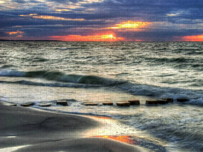 Ostseestrand Darß - CALVENDO Foto-Puzzle'