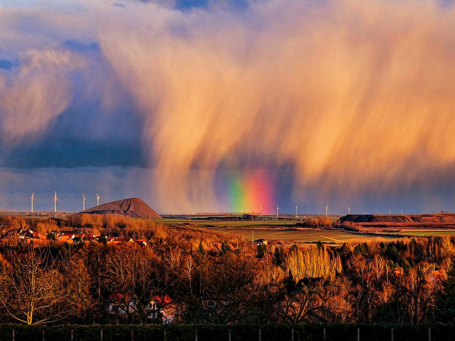 Hettstedt Blick zum Thälmann Schacht - CALVENDO Foto-Puzzle'