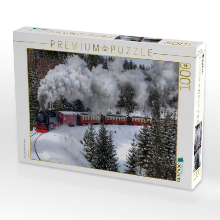 Brockenbahn bei Drei Annen - CALVENDO Foto-Puzzle'
