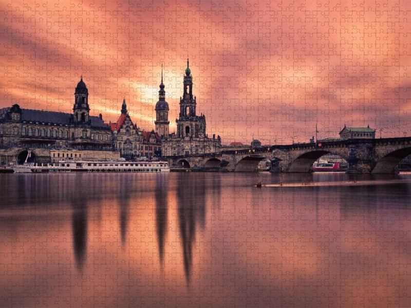 Dresdner Altstadt - CALVENDO Foto-Puzzle'