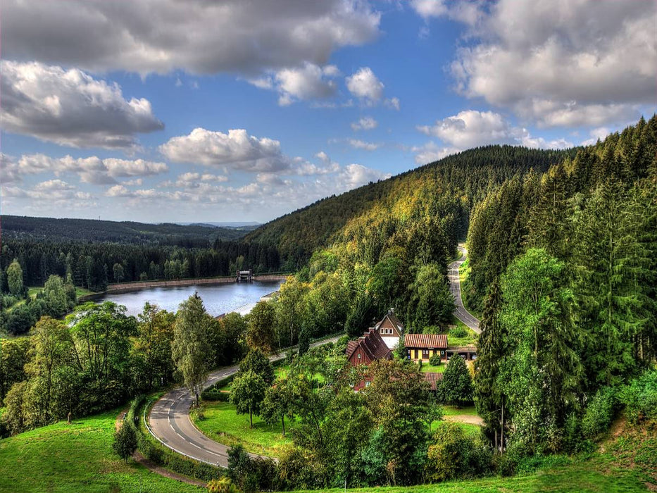 An der Sösetalsperre - CALVENDO Foto-Puzzle'