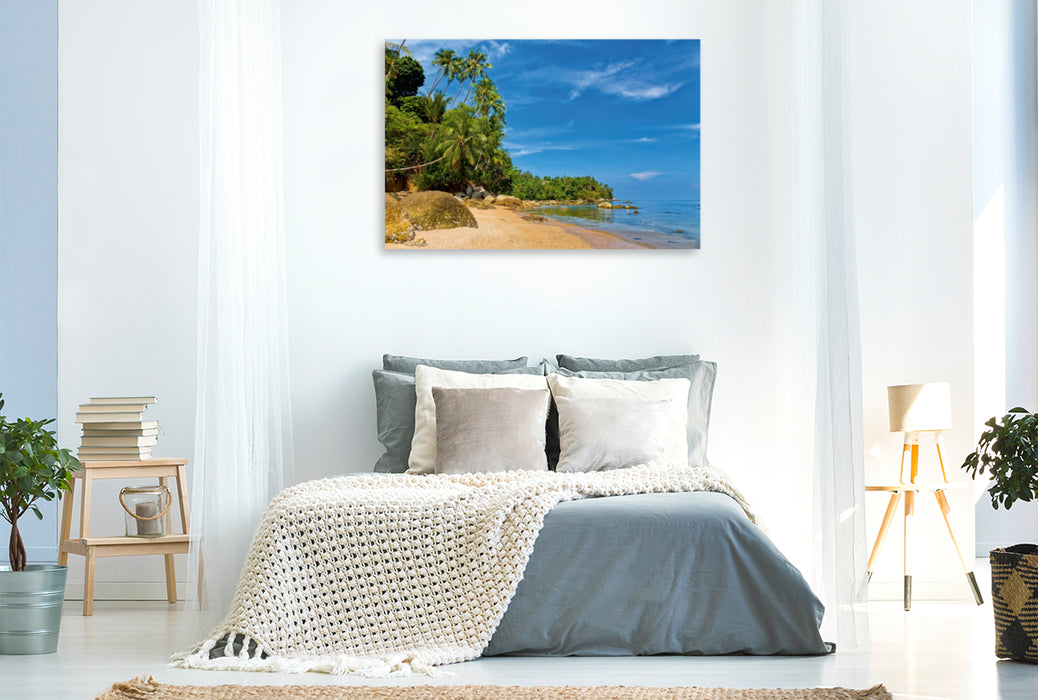 Premium Textil-Leinwand Premium Textil-Leinwand 120 cm x 80 cm quer Bang Tao Beach, Phuket