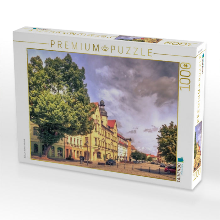 Blick zum Rathaus Hettstedt - CALVENDO Foto-Puzzle'