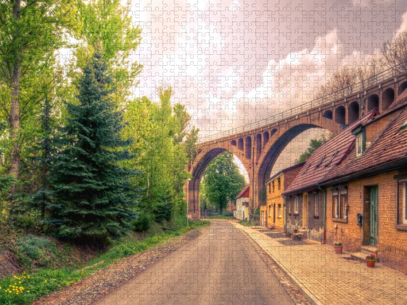 Das Viadukt Hettstedt - CALVENDO Foto-Puzzle'