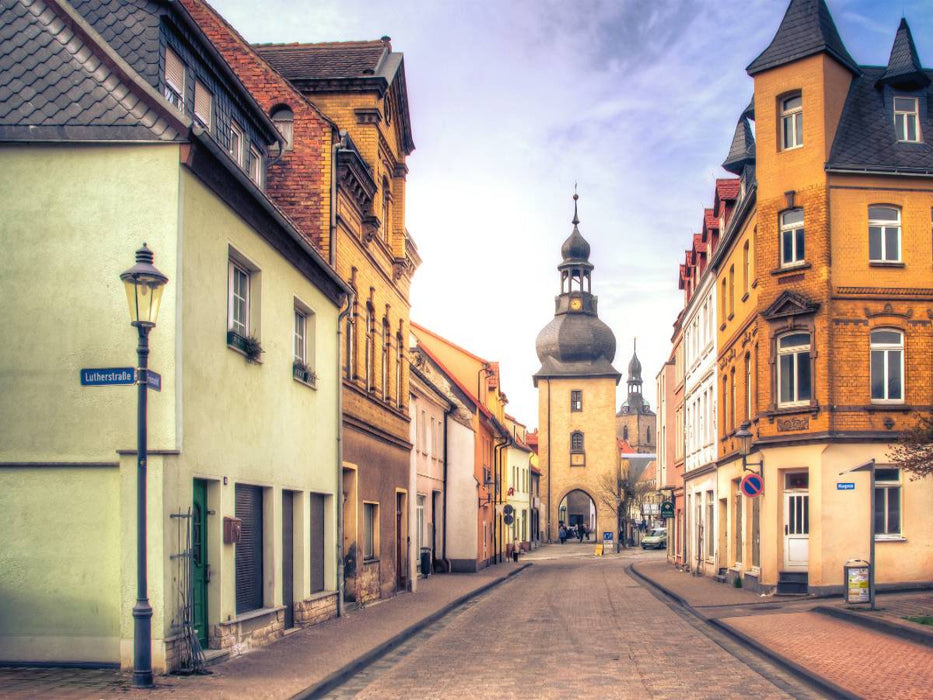 Blick zum Saigertor Hettstedt - CALVENDO Foto-Puzzle'