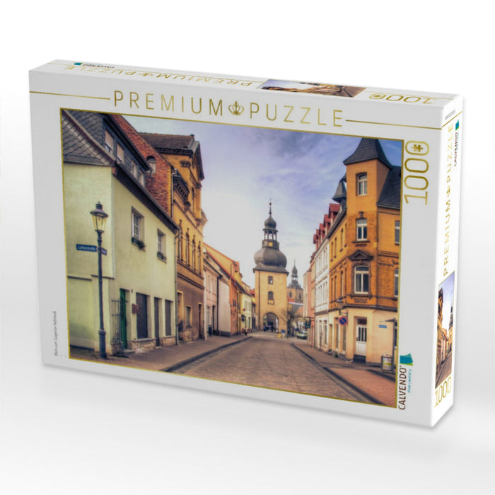Blick zum Saigertor Hettstedt - CALVENDO Foto-Puzzle'