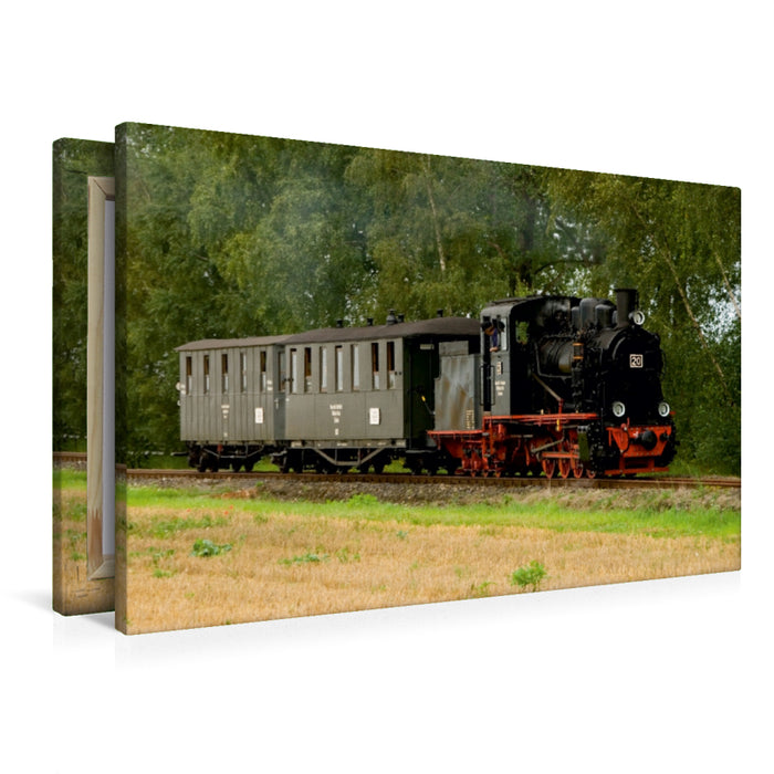 Toile textile haut de gamme Toile textile haut de gamme 120 cm x 80 cm paysage Chemin de fer minier de Mansfeld 