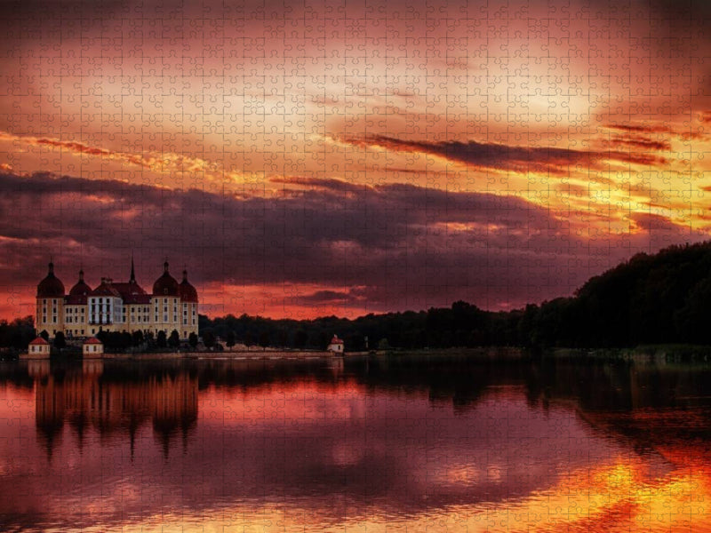 Schloss Moritzburg - CALVENDO Foto-Puzzle'