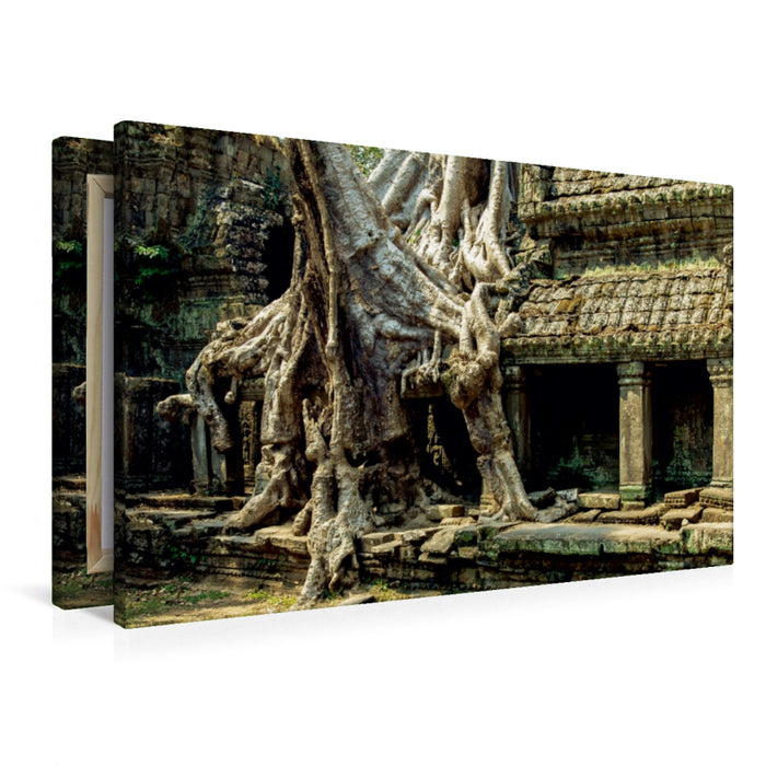 Premium Textil-Leinwand Angkor
