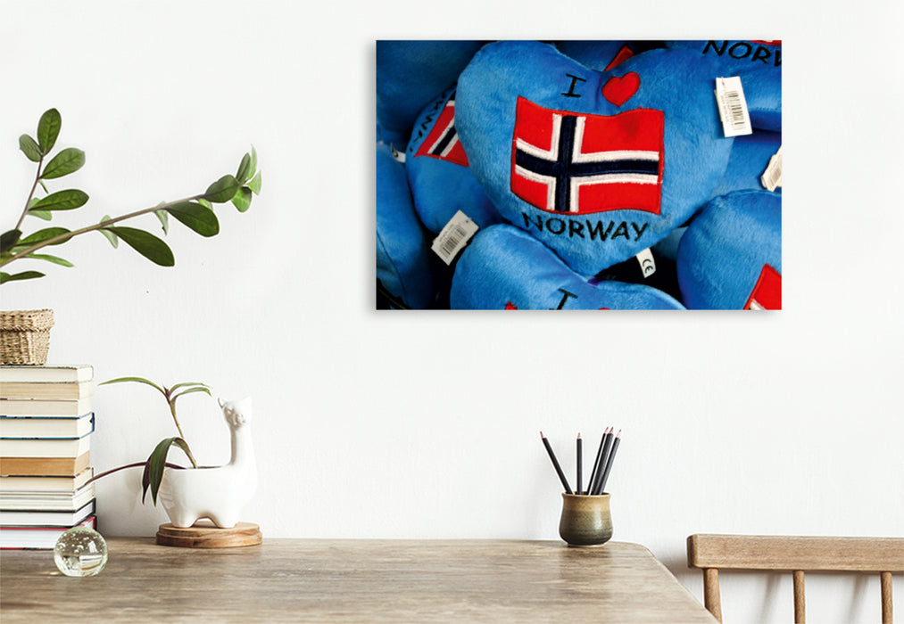 Premium Textil-Leinwand Premium Textil-Leinwand 120 cm x 80 cm quer Ein Motiv aus dem Kalender Hurtigruten - Unterwegs mit dem Postschiff