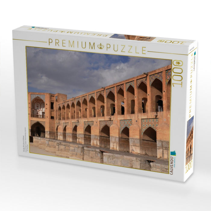 Khadju Brücke in Isfahan - CALVENDO Foto-Puzzle'